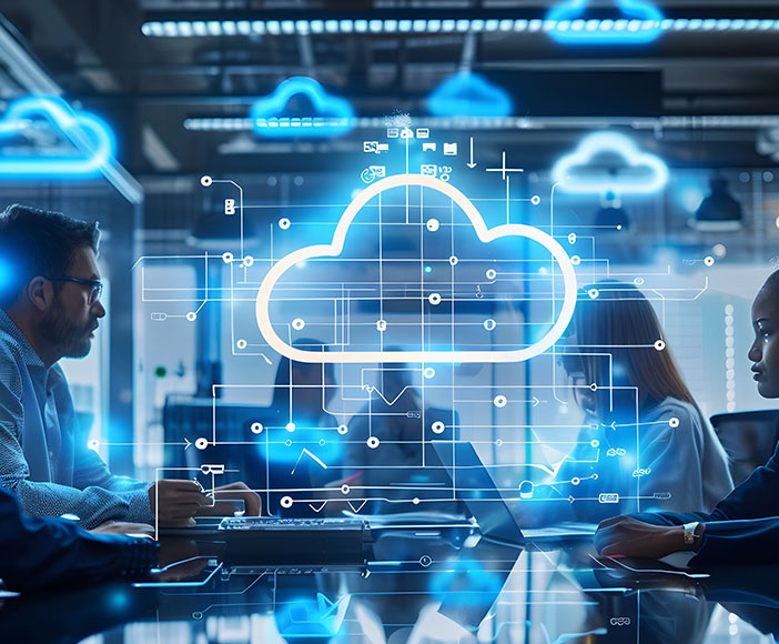 AI clouds over table