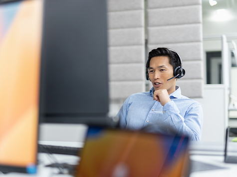 managed-security-services mann arbeit büro