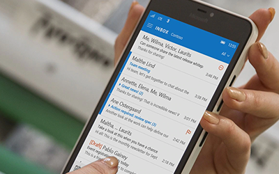 Smartphone microsoft outlook