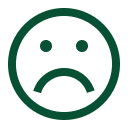 Unhappy dissatisfied Icon