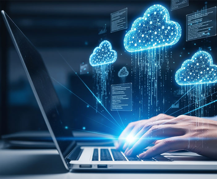 Hands writing on notebook