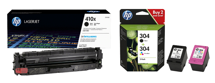 Original HP Tinte und Toner