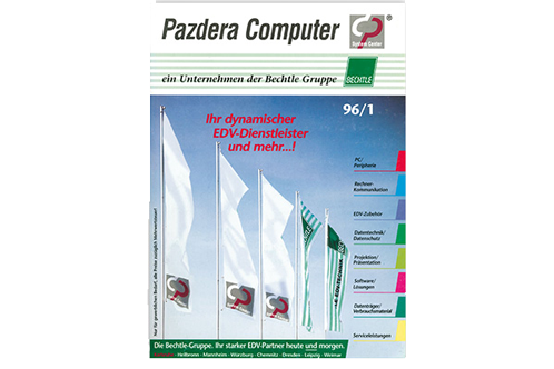 Catalogue issued by Pazdera Computer, a Bechtle Group company