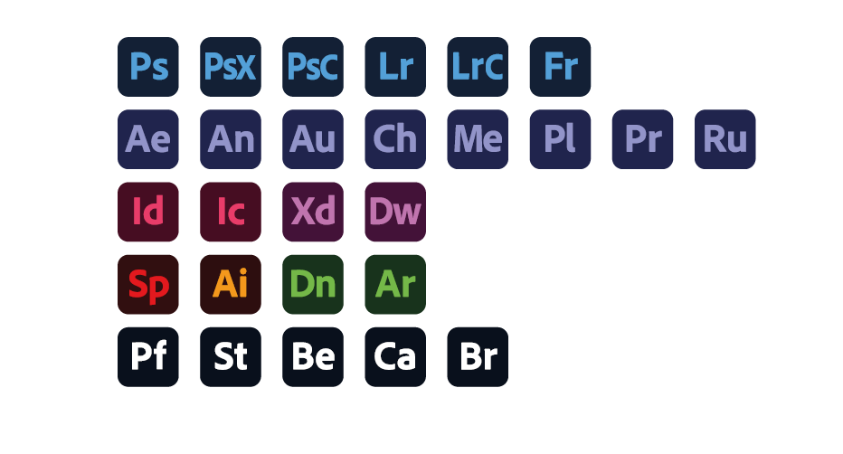 Adobe CC products