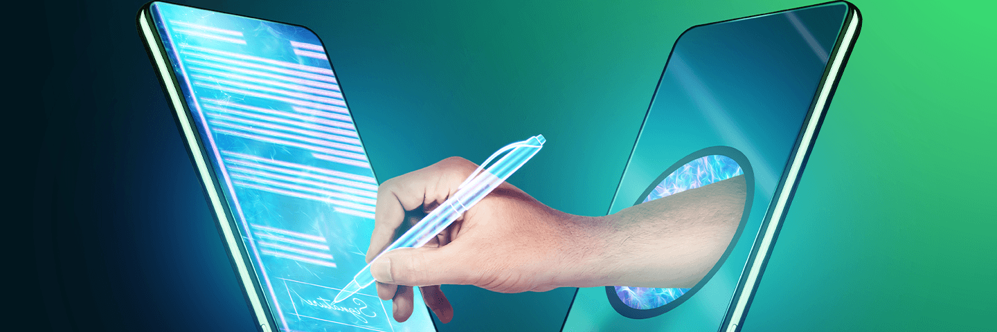 Digital sign smartphone