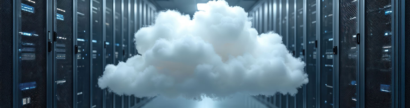 Cloud in server room